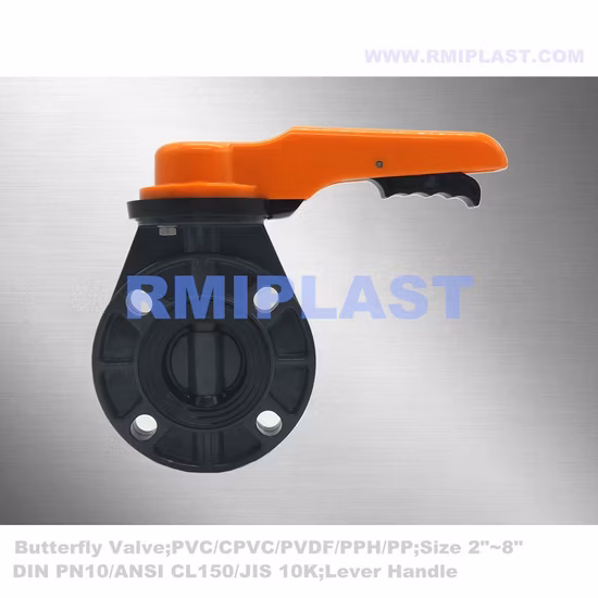 Plastic PVC PP Pph PVDF CPVC True Union Flange Ball Valve/Pneumatic Electric Weir Diaphragm /Wcb /Stainless Steel Swing Check Valve /Hand Gear Butterfly Valve