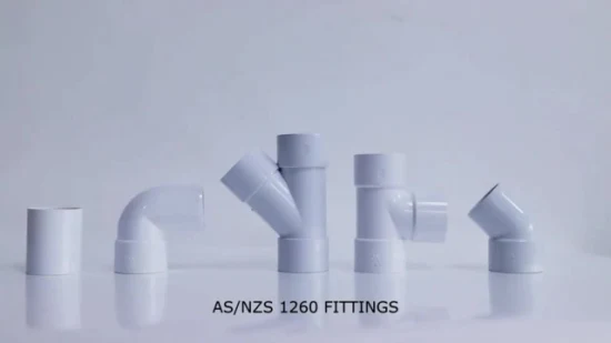 Tubos de água padrão ISO UPVC 0.8MPa 63mm tubos de PVC de 2 polegadas