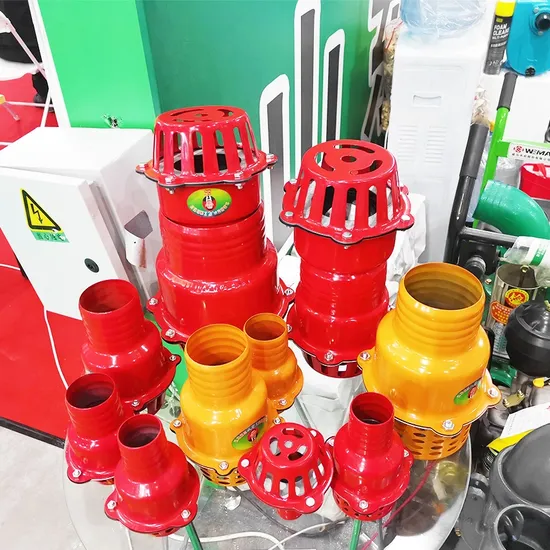 Válvula de retenção de tubo de venda quente de fábrica Válvula de pé da bomba Válvula de sucção de água
